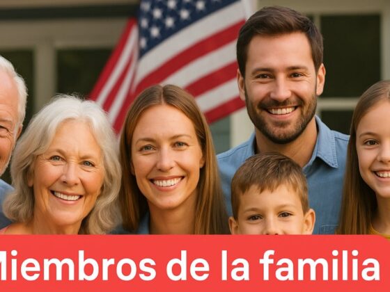 Palabras de miembros de la familia en ingles